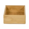 Compactor Bamboo Storage Box, Osaka Model, Rectangular, Dark Wood, 22.5