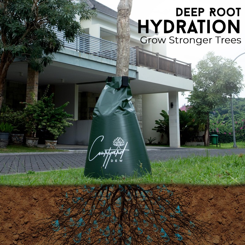 Courtyard Dew Tree Watering Bag Slow Release 4 Pack 20