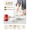 Yedio Small Bowls Set, White Ceramic Bowls of 6, 10