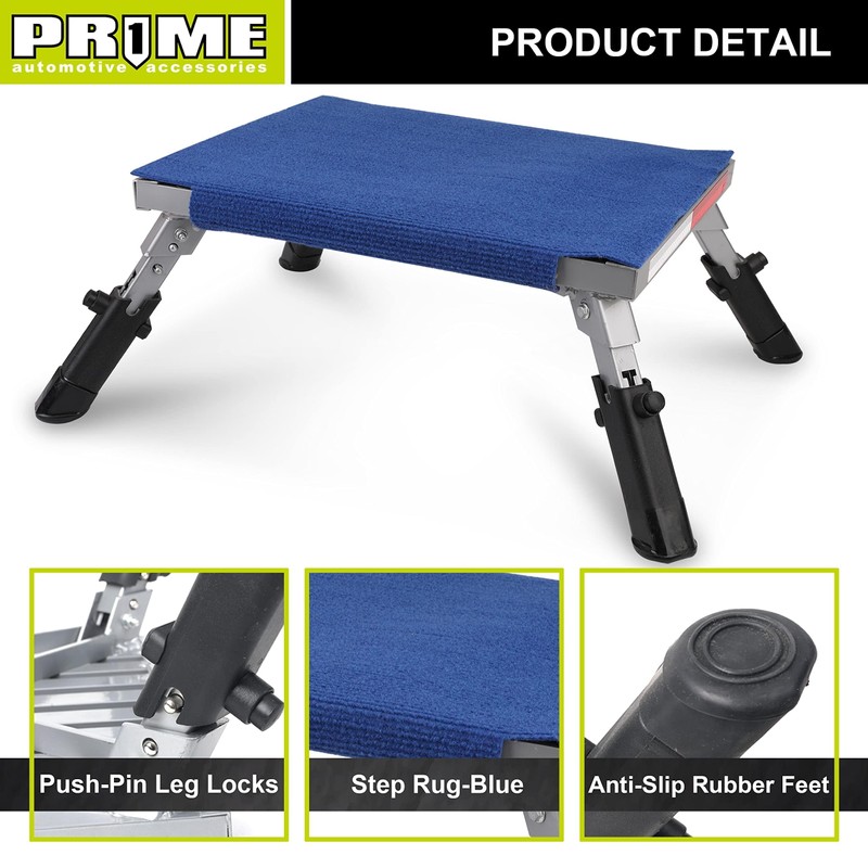 PR1ME Safety RV Steps, 19" x 14.5" Extra Large RV
