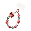 Christmas Phone Wristlet Lanyard Strap Keychain Bracelet Beaded Mobile Phone