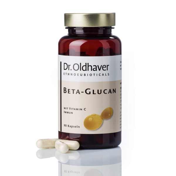 Dr. Oldhaver + Vitamin C/Beta Glucan Immune – Strengthens the Immune System – Beta Glucan Acerola Extract & Vitamin C Capsules/90 Capsules