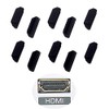 Silicone 10Pcs HDMI Anti-Dust Cover Plugs Protector Stopper Cap for