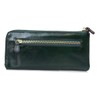 Balcos Women's L-Shaped Long Wallet, Lola Wallet, Genuine Leather, Zipper,