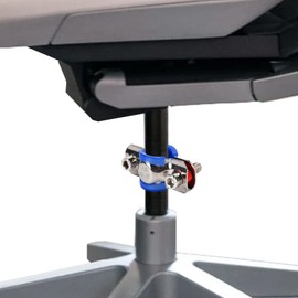 2 Pieces Fix Sinking Office Chair, 304 Stainless Steel Office Chair Saver for Stop Sinking, Sinking Office Chair Repair Kit with Allen Wrench, Adjustable Chair Height Without Cylinder Replacement