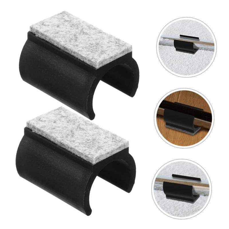 OSALADI 30pcs U-Shaped Chair Leg Floor Protectors Felt Pads Anti-Slip