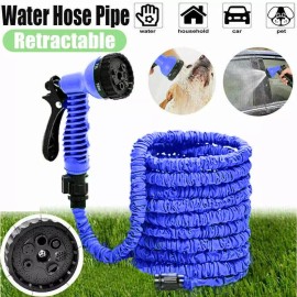 25ft Expandable Hose Car Wash Magic Garden High-Pressure Flexible 7 Pattern