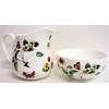 Strawberries & Butterflies Cream/Milk Jug and Sugar Bowl Fine Bone