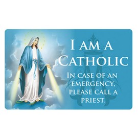 Autom Blessed Mother Catholic ID Card