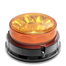 Agrieyes Class I Big LED Beacon Light 6.6", 80W Automatic Light-sensitive Warning Caution Lights,Rooftop Permanet Mount Flashing Strobe Lights for Construction Vehicles Trucks Car
