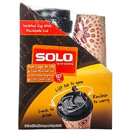 Solo Hot Cup N Reclosable Lid, 16 Ounce