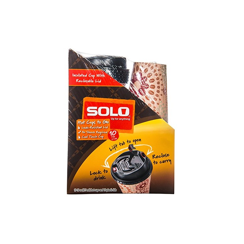 Solo Hot Cup N Reclosable Lid, 16 Ounce