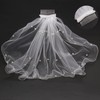 Nanchor Bridal Veil Women's Simple Tulle Wedding Veil With Comb