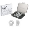WHIZZER SS20 Wide-Bore Silicone Ear Tips for IEMs, Ultra-Soft Matte