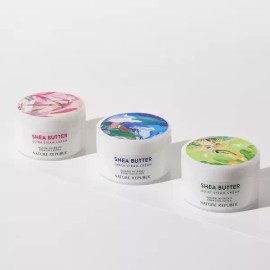 Nature Republic 승무원 수분크림 수부지 보습 1+1 네이처리퍼블릭 쉐어버터 스팀크림 100ml Crew Moisturizing Cream Dry Skin Hydrating 1+1 Nature Republic Shea Butter Steam Cream 100ml