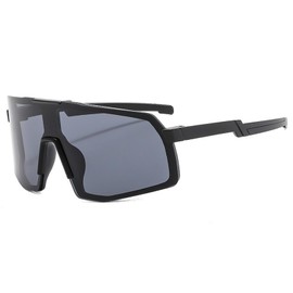 CIKJUK Cycling Glasses Children's Sunglasses Boys Girls Sports Glasses UV400 Protection Boys Teenagers Quick Glasses Mirrored, black