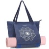 Gonex Yoga Mat Bag for Women Mat Carrier Canvas Tote