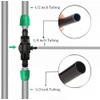 Tesmotor Garten Bewässerung System Schlauch Fitting Set, Garten Bewässerung Connector,
