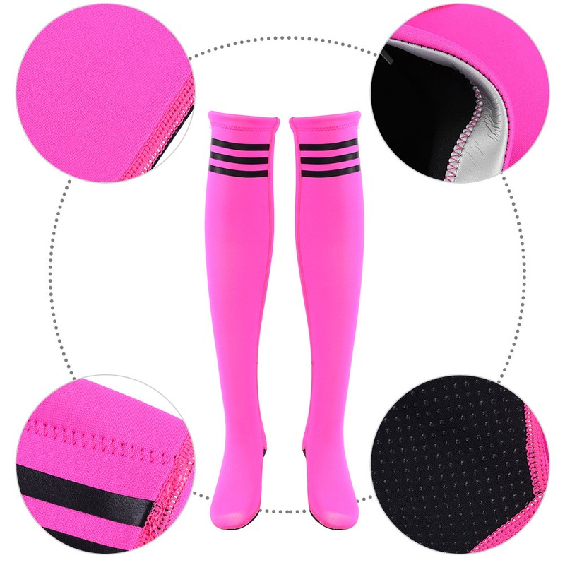 HISEA Neoprene Woman Girl Protection Long Stocking Thigh High Socks