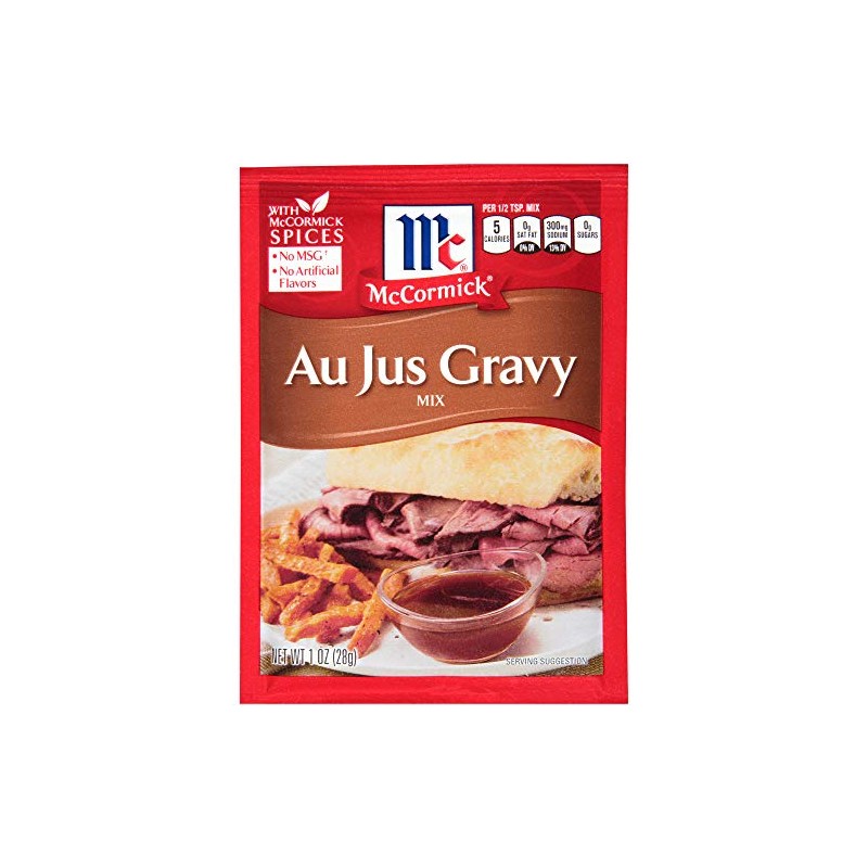 McCormick Au Jus Natural Style Gravy Mix, 1-ounces (Pack of12)
