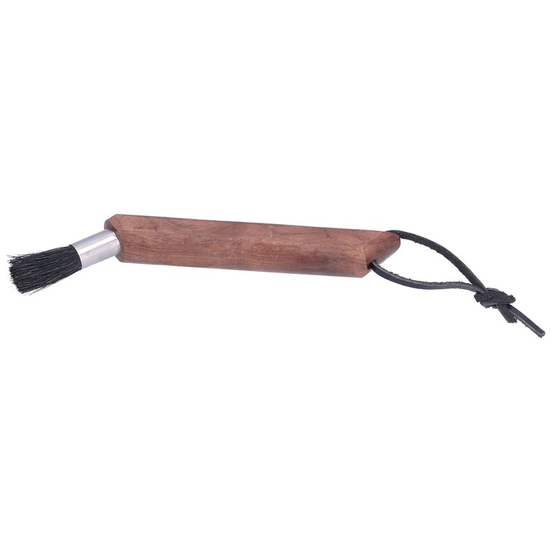 Coffee Grinder Cleaning Brush Curved Wood Handle Brush for Home