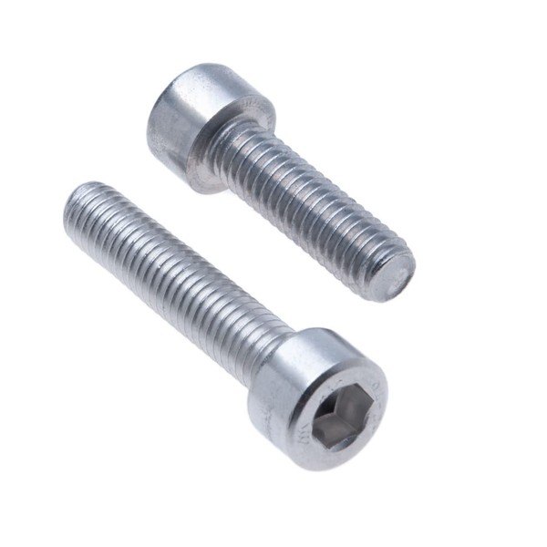 Cylinder Hex Head Cap Screws M6x16 (Pack of 25) A2 Stainless Steel Hexagon Socket Allen Key Hex Screw Bolts Thread Fasteners Cylindrical Heavy Duty Accorting to DIN912 (6mm x 16mm)