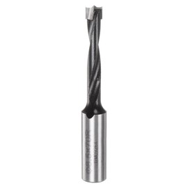 QUARKZMAN Brad Point Wood Drill Bit 6.5mm x 70mm Forward Turning Carbide Woodworking Carpentry Drilling Tool