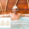 Healeved 3 Pcs Sauna Hat Felt Russian Bath Hat Banya