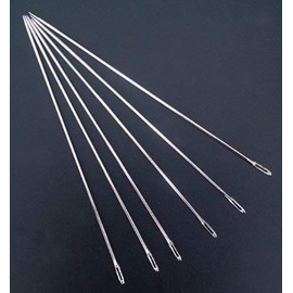 HAND Extra Thin & Fine Flower Basket Precisely Pointed Classic Style Sewing Needles, Pack of 25 Pcs NO.13 (4.3cm/1.6” Extra Thin)