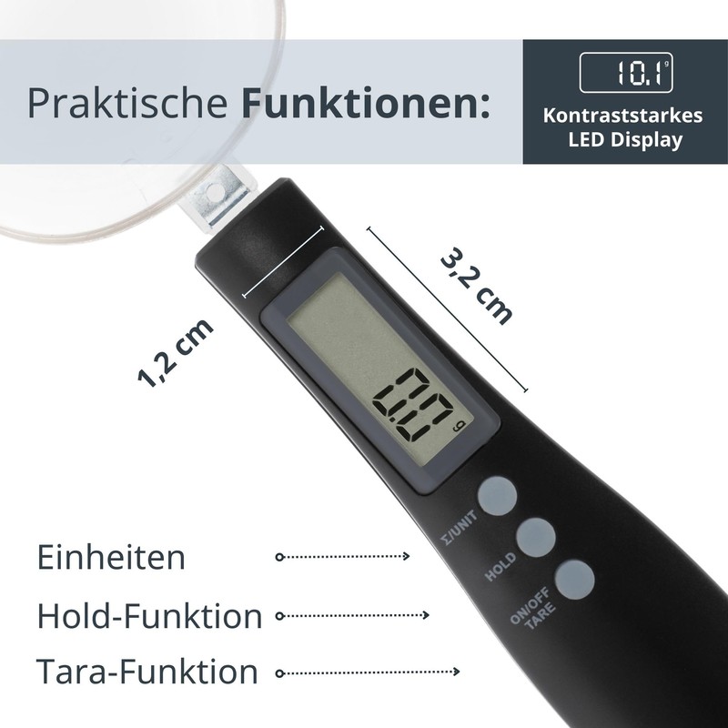 ADE Digital Spoon Scales Precise to 0.1 g | Exact