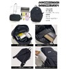 Fila brand logo embroidered nylon 2-way body bag shoulder bag