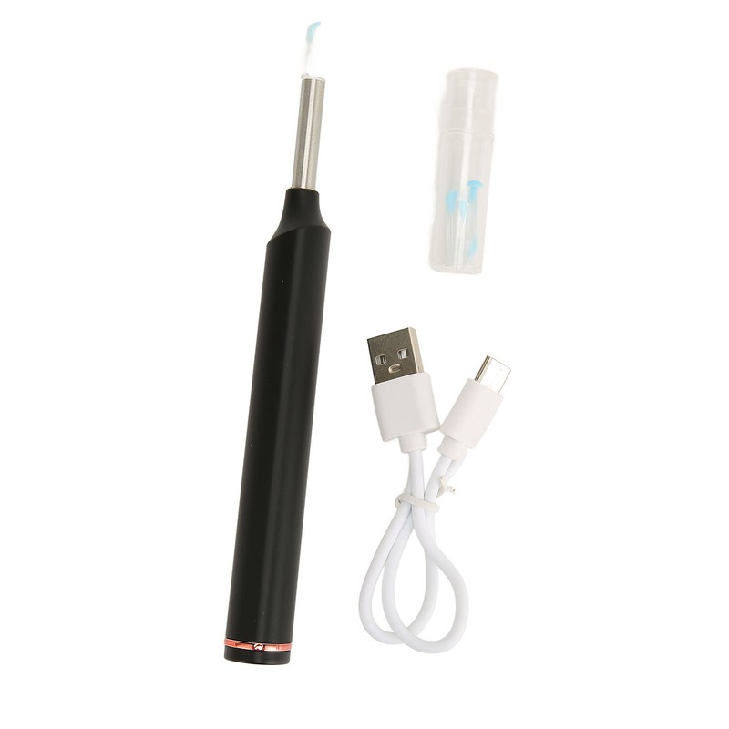 Wireless Otoscope LED Light Ergonomic IP67 Waterproof USB Charge Earwax
