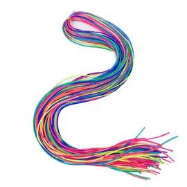 Mixed Gradient Synthetic Hair Fibre Braid Hair Accessory Kit for DIY African Braids, 40 Pieces