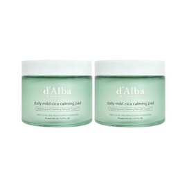 (NS Home Shopping) Dalba Daily Mild Cica Calming Pads (50 sheets, 2 packs) 35152430 / (NS홈쇼핑)달바 데일리 마일드 시카 카밍 패드 50매 2개35152430