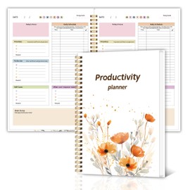 ADHD Daily Planner with Hardcover for Men & Women ,Productivity Planner & Undated Task Management Organizer Daily Schedule,Self-Care,To-Do List for Neurodivergent Adults, Focused Planners for Adult & Teens