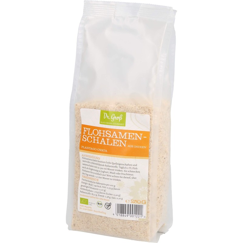 Dr. Groß Psyllium Husks Indian Organic 250 g