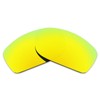 Alphax 24K Gold Mirrored Polarized Replacement Lenses for Oakley Fives