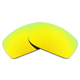 Alphax 24K Gold Mirrored Polarized Replacement Lenses for Oakley Fives Squared OO9238 Sunglasses