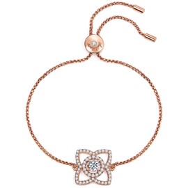 Aihitero Mother’s Day Gifts, 4 Leaf Clover Charm Adjustable Chain Bracelets for Women Girlfriend Wife Mom Sister from Daughter Son Boyfriend Husband BFF