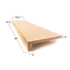 Solid Red Oak Stair Tread with Large (1 3/4") Square
