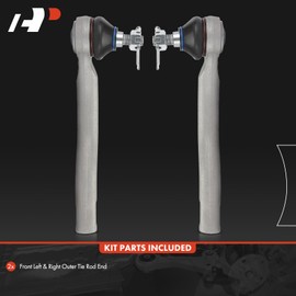 A-Premium Front Outer Tie Rod Ends Compatible with Honda Pilot 2009-2015 & Acura MDX 2007-2013, ZDX 2010-2013, Set of 2