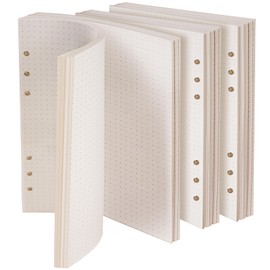 Vicloon A5 Loose Leaf Punched Paper, 140 Pages Dotted Refill Paper, Planner Inserts Refills for 6 Hole Binder Loose Leaf Paper for Personal Organizer Diary Notebook Refillable Planner
