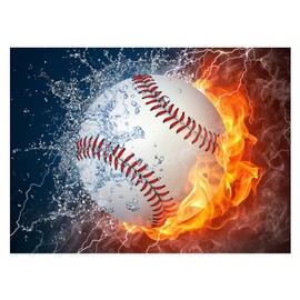 Baseball Wall Decals Peel and Stick for Boys Bedroom, Vinyl Baseball Wall Stickers for Boys Room, Baseball Theme Wall Decals Murals, Baseball Wall Decor for Boys Room,Baseball Decal Stickers for Wall