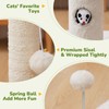 Woochpet Cat Scratching Posts 33" for Adults Cats, Cat Scratcher