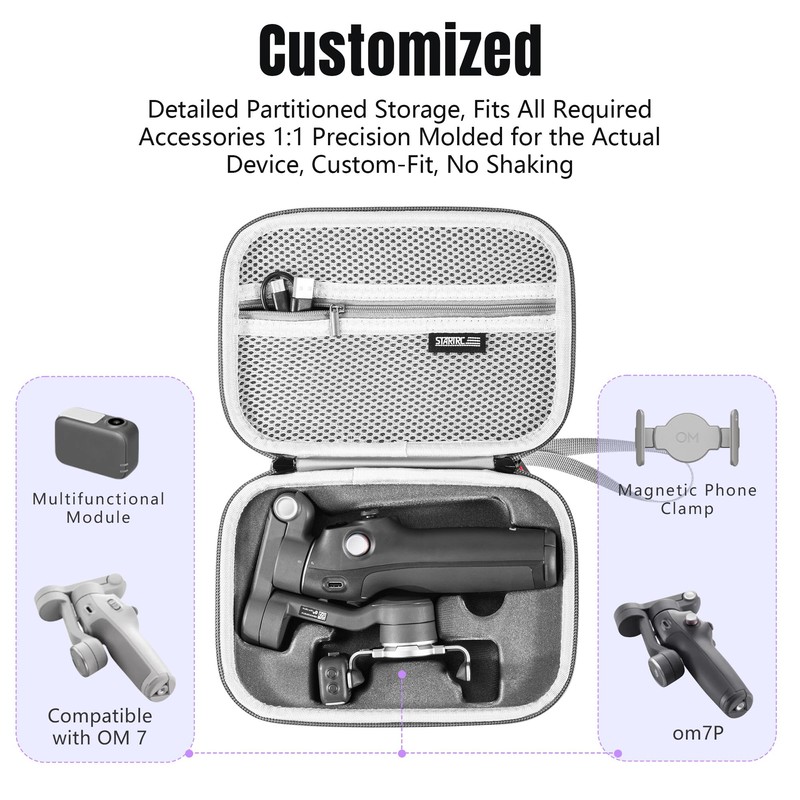 DJI Mobile 7P Case, Portable Shoulder Bag for DJI OM