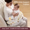 Momcozy Innovative Safety Fence Nursing Pillow - Firm & Springy
