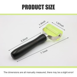 Anyhut 1 PC Sound Deadening Roller with Bearings, Noise Dampening Rubber Roller, Heat Insulation Mat, Noise Filter Wallpaper Application, Universal for Auto Sound Deadening Application (Green)