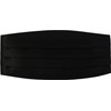 Gioberti Men's Adjustable Satin Cummerbund Set With Formal Bow Tie