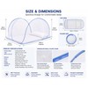 Single Bed Mosquito Net for Bed Summer - 100% Polyester