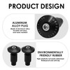 1 Pair Motorcycle Handlebar Weights Universal Handlebar Ends Diameter 22